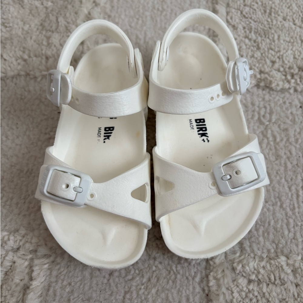 Kids Birkenstocks White Shoes
